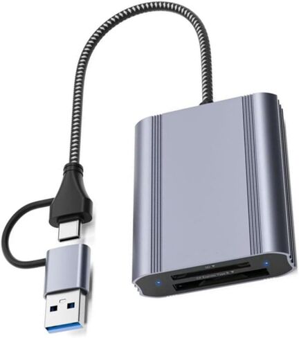 Aluminum Alloy Type BE Standard Card Reader Consistent USB Three Fraction 10Gbps Data Transfer Type BE to USB Create Reader in Saudi Arabia