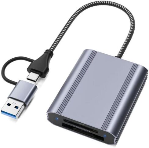 Aluminum Alloy Type BE Standard Card Reader Consistent USB Three Fraction 10Gbps Data Transfer Type BE to USB Create Reader in Saudi Arabia