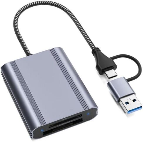 Aluminum Alloy Type BE Standard Card Reader Consistent USB Three Fraction 10Gbps Data Transfer Type BE to USB Create Reader in Saudi Arabia