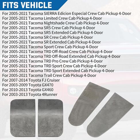 BMC Body Mount Chop Plates for Toyota Tacoma 2005-2021 for Toyota 4Runner 2003-2022, Weld-On Cab Mount Chop Kit, CMC Replacement for Toyota FJ Tacoma Accessories in Kuwait