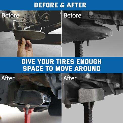 BMC Body Mount Chop Plates for Toyota Tacoma 2005-2021 for Toyota 4Runner 2003-2022, Weld-On Cab Mount Chop Kit, CMC Replacement for Toyota FJ Tacoma Accessories in Kuwait