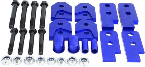 2in ATV Full Lift Kit for 450/660 / 700, Blue Aluminum and Steel, Practical Fit - Increases Ground Clearance, CNC Machined Durable Design, Off - Road Upgrade in Kuwait