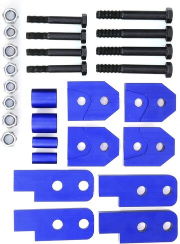 2in ATV Full Lift Kit for 450/660 / 700, Blue Aluminum and Steel, Practical Fit - Increases Ground Clearance, CNC Machined Durable Design, Off - Road Upgrade in Kuwait