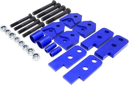 2in ATV Full Lift Kit for 450/660 / 700, Blue Aluminum and Steel, Practical Fit - Increases Ground Clearance, CNC Machined Durable Design, Off - Road Upgrade in Kuwait