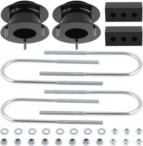 3" Front 2" Rear Leveling Lift Kit Compatible with Automotive Motorcycle Parts Ram 2500 3500 4WD 1994 2013 Black in Saudi Arabia