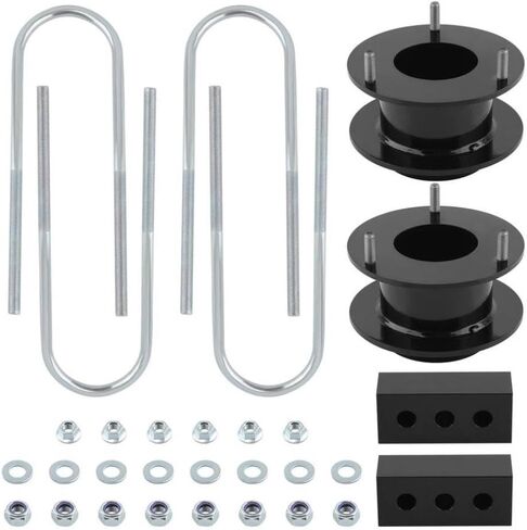 3" Front 2" Rear Leveling Lift Kit Compatible with Automotive Motorcycle Parts Ram 2500 3500 4WD 1994 2013 Black in Saudi Arabia