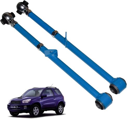 2pcs Alignment Adjustable Lower Control Arms Rear Camber Left & Right Kit -2°to+2.5° Compatible with Toyota RAV4 2001-2005 in Saudi Arabia