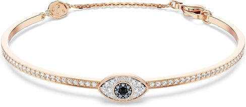 Swarovski Symbolica bangle, Eye, Multicolored, Rose gold-tSwarovski One plated in Saudi Arabia
