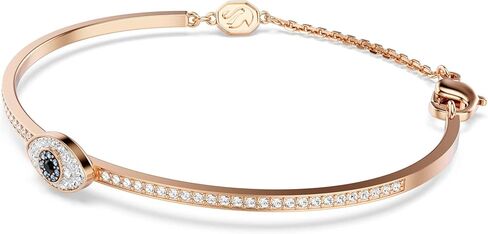 Swarovski Symbolica bangle, Eye, Multicolored, Rose gold-tSwarovski One plated in Saudi Arabia