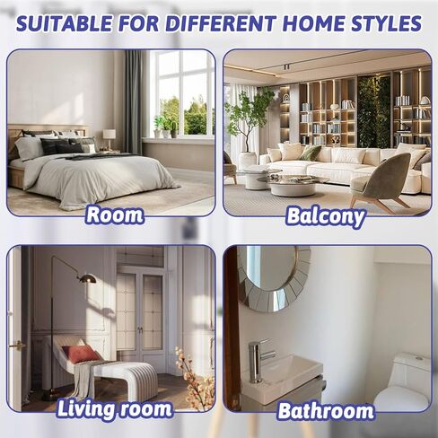 100 Pcs Curtain Grommets 1-9/16"(40mm) Inner Diameter Plastic Curtain Rings Nanoscale Low Noise Roman Ring, Black in Kuwait