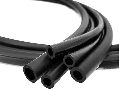 1/2/5M Black Rubber Hose ID2/3/4/5/6/7/8/910/11/12/14/16/18mm Oil Resistant Tubing Rubber Flexible Soft Fuel Tank Pipe(2M_ID 5XOD 8MM) in Kuwait