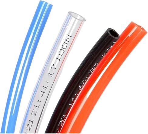 10m/20m/50m/100meters Pneumatic Air Hose Plastic Tube 4mm 6mm 8mm 10mm 12mm Air Hose Tube Pneumatic Tube(Transparent 100m,6x4mm) in Kuwait