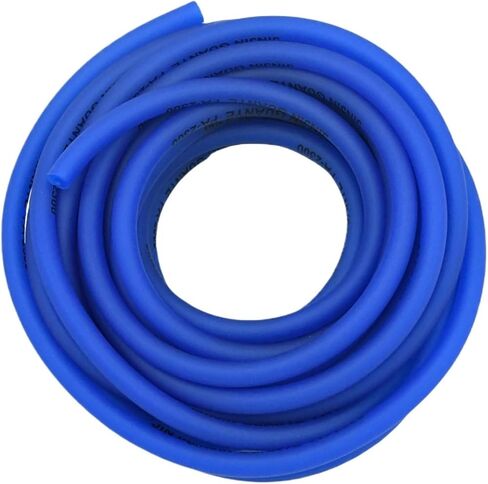 Motorcycle Scooter 5 Color Petrol Fuel Line Hose Gas Oil Pipe Rubber Soft Tube(1M Light Yellow) in Kuwait