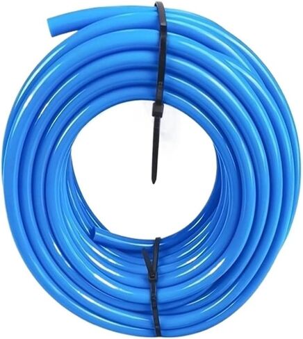 1 Pcs Air Compressor Hose with Connector 10/20/30m Flexible Reinforced PU Air Hose 8 * 5m(5M EU 3-in-1 conn) in Kuwait