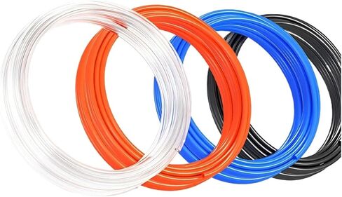 10M/20M/50M/100M Air Component Hose Tubing Tube 4mm 6mm 8mm 10mm 12mm Pipe Line Hose Pneumatic Tube for Compressor(Transparent 10m,12x8mm) in Kuwait