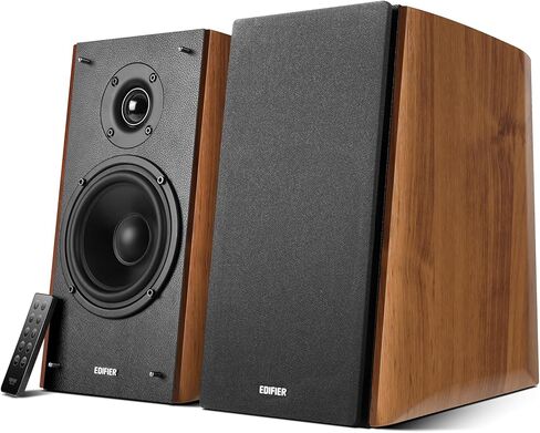 مكبرات صوت بلوتوث نشطة من Edifier R2000DB - مدخل بصري - مكبرات صوت لاسلكية 2.0 لشاشة استوديو قريبة المدى - 120 وات RMS مع مكبر صوت كبير 5 بوصات - أسود in Saudi Arabia