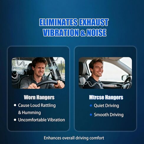 مجموعة شماعات كاتم صوت العادم الخلفي متوافقة مع شماعات العادم الخلفية اليسرى واليمنى من Jee.p Cherokee، تحل محل 68141919AB 68141918AB 53321821 in Kuwait