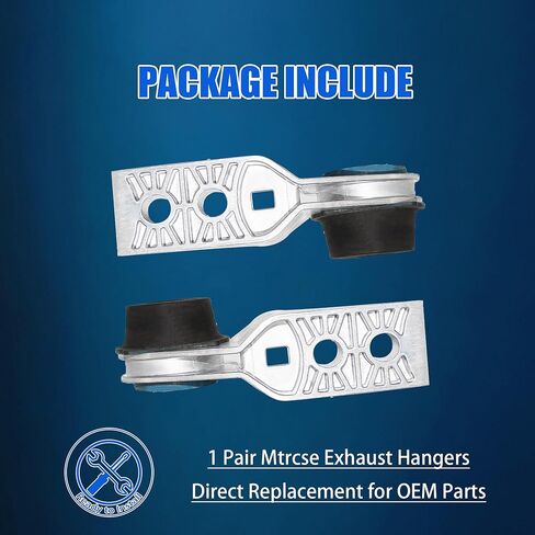 مجموعة شماعات كاتم صوت العادم الخلفي متوافقة مع شماعات العادم الخلفية اليسرى واليمنى من Jee.p Cherokee، تحل محل 68141919AB 68141918AB 53321821 in Kuwait