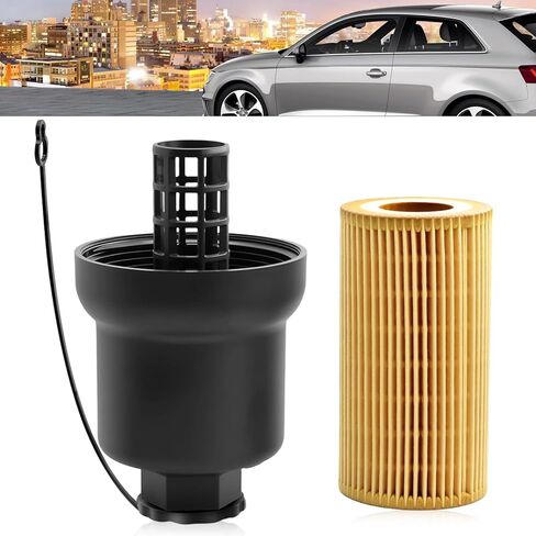 غطاء غطاء مبيت فلتر الزيت 06D115408A متوافق مع فولكس فاجن جيتا، باسات، جولف، جولف آر، إيوس، جي تي آي وأودي A4، A3، تي تي كواترو in Kuwait