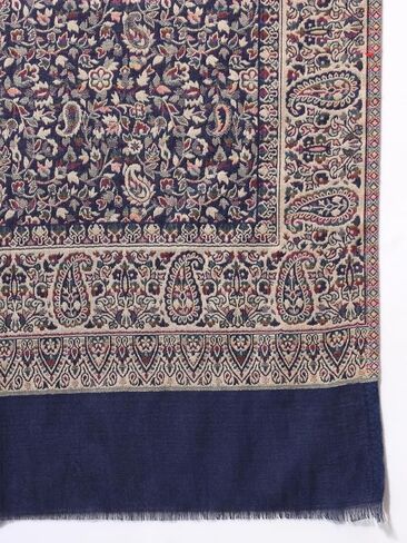 Zamour Kani Woven Stole, Kashmiri Flower Patterns all over, Soft Scarf Wrap for Winter, 30 inches x 80 inches in Saudi Arabia