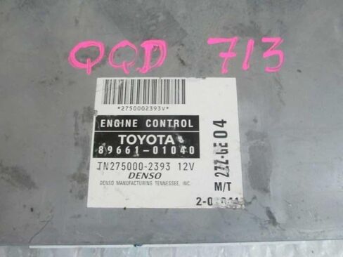 وحدة التحكم في المحرك ECM FWD GT تناسب 2003-03 متوافقة مع Toyota Vibe 89661-01040 8966101040 in Kuwait