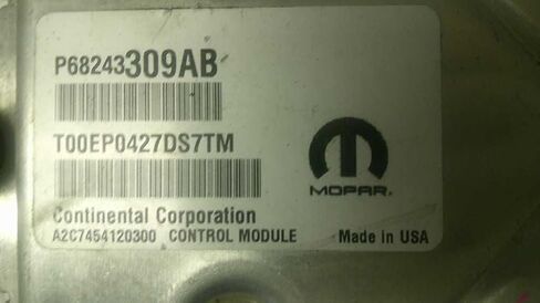 وحدة التحكم في المحرك ECM 3.6L 16-17 متوافقة مع دودج تشارجر 300 P68243309AB 68243309AB in Kuwait
