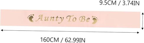 3pcs Ceremonial Belt Shower Shoulder Strap Party Auntie Girl Boy Oh Favors Shower Sash Belt Kit Little Personalized Personalised Its Sash Satin in Saudi Arabia