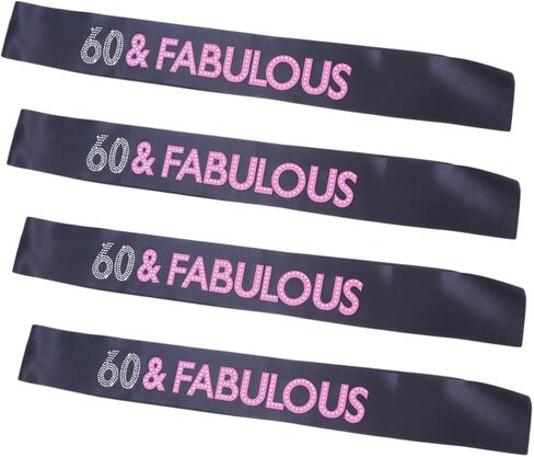 Garneck 30th Birthday Party Sash Set Etiquette Belt Shoulder Straps 4 Pcs Fashion Decorative Shoulder Straps for Girls Birthday Decorations in Saudi Arabia