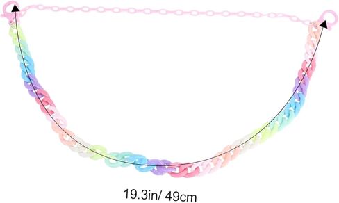 Chic and Stylish 1PC Girls Pants Chain Colorful Waist Chain for Trousers Decor Fashionable Look in Saudi Arabia