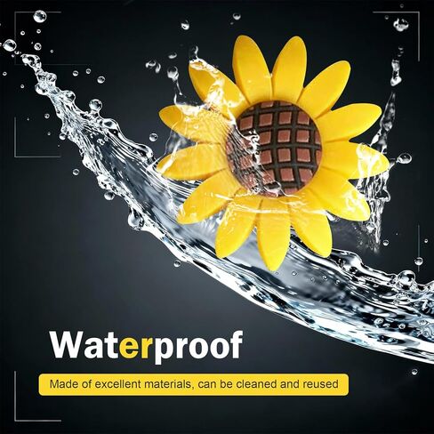 2 PCS Sunflower Car Air Vent Clips, Flower Cute Nature Diffuser Clip, Alloy Anti-rust Vibrant Straight Outlet Ornament, Interior Decoration Accessory for Most Cars (Yellow) in Saudi Arabia