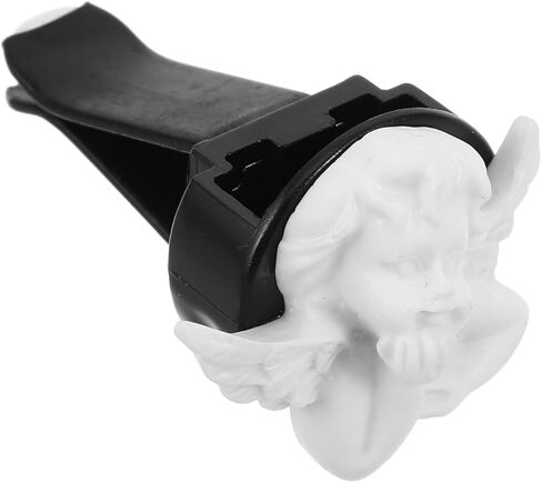 Luxshiny Angel Car Air Freshener Diffuser Vent Clip قابل للتعديل من الراتنج زينة عطر السيارة مع طبقة واقية للديكور الداخلي لرائحة السيارة in Saudi Arabia