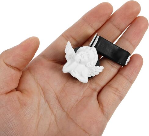 Luxshiny Angel Car Air Freshener Diffuser Vent Clip قابل للتعديل من الراتنج زينة عطر السيارة مع طبقة واقية للديكور الداخلي لرائحة السيارة in Saudi Arabia