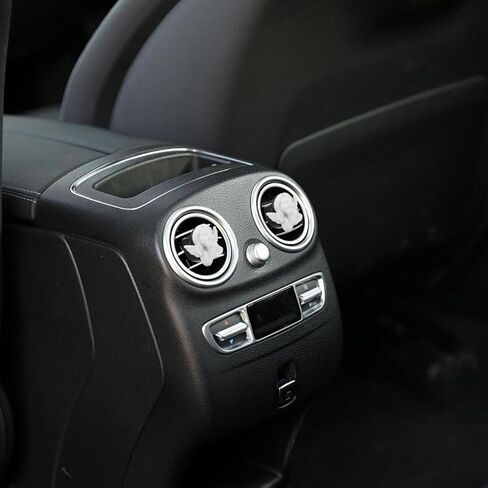 Luxshiny Angel Car Air Freshener Diffuser Vent Clip قابل للتعديل من الراتنج زينة عطر السيارة مع طبقة واقية للديكور الداخلي لرائحة السيارة in Saudi Arabia