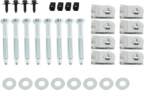 طقم SCITOO 4 قطع للسرير القصير 1999-2018 لملحقات Ford Truck Bed Rails طقم دعم الأرضية لاستبدال F81Z9911215BA (لF-250 F-350 F-450 Super Duty) in Kuwait