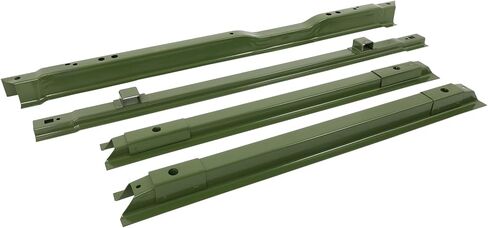 طقم SCITOO 4 قطع للسرير القصير 1999-2018 لملحقات Ford Truck Bed Rails طقم دعم الأرضية لاستبدال F81Z9911215BA (لF-250 F-350 F-450 Super Duty) in Kuwait