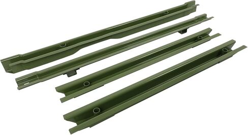 طقم SCITOO 4 قطع للسرير القصير 1999-2018 لملحقات Ford Truck Bed Rails طقم دعم الأرضية لاستبدال F81Z9911215BA (لF-250 F-350 F-450 Super Duty) in Kuwait