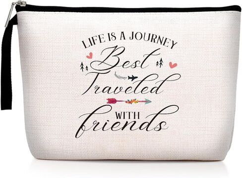 حقائب عطلة نهاية الأسبوع للنساء حقيبة عطلة نهاية الأسبوع هدايا Bestie المضحكة رحلة Besties 2023 حقيبة مكياج للفتيات في عطلة نهاية الأسبوع العازبة وصيفة العروس أفضل صديق هدايا زفاف للأخت Bestie BFF هدية عيد ميلاد ساخرة in Kuwait