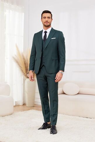 Wangyue Men's Suits 3 Piece Slim Fit Wedding Suits for Men Formal Business Suit Party Prom Tuxedo in Saudi Arabia