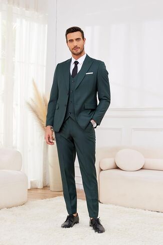 Wangyue Men's Suits 3 Piece Slim Fit Wedding Suits for Men Formal Business Suit Party Prom Tuxedo in Saudi Arabia