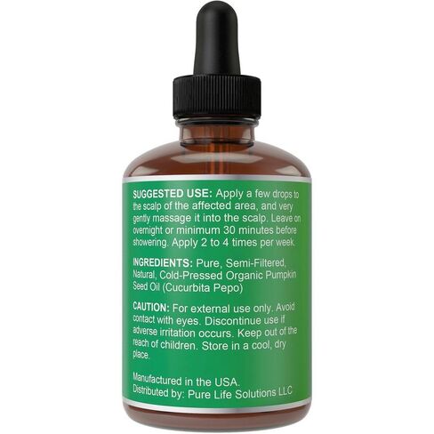 كبسولات زيت بذور اليقطين لنمو الشعر. للرجال والنساء. معصور على البارد، بكر ممتاز، غير معدّل وراثيًا، خالي من الغلوتين، تساقط الشعر، حبوب إعادة النمو. من مستخلص Cucurbita Pepo. ملحق كبسولات 2000 ملغ in Kuwait