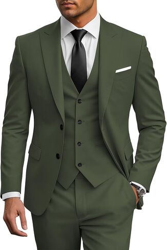 Wangyue Men's Suits 3 Piece Slim Fit Wedding Suits for Men Formal Business Suit Party Prom Tuxedo in Saudi Arabia