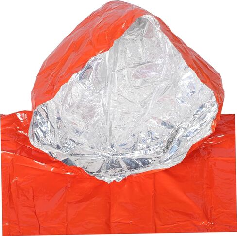 Hemoton 4Pcs Emergency Rain Poncho for Durable Thermal Protection with Hood for Hiking Camping and Survival Use in Saudi Arabia