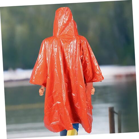 UPKOCH 4Pcs Emergency Rain Poncho for Adults Lightweight Wear Resistant Folding Design Raincoats for Outdoor Activities Camping Hiking and Theme Parks in Saudi Arabia