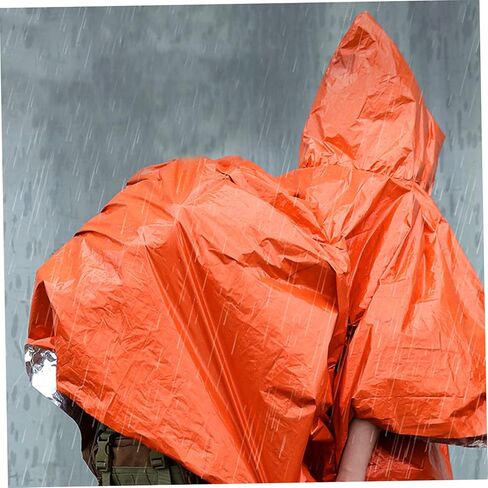 UPKOCH 4Pcs Emergency Rain Poncho for Adults Lightweight Wear Resistant Folding Design Raincoats for Outdoor Activities Camping Hiking and Theme Parks in Saudi Arabia