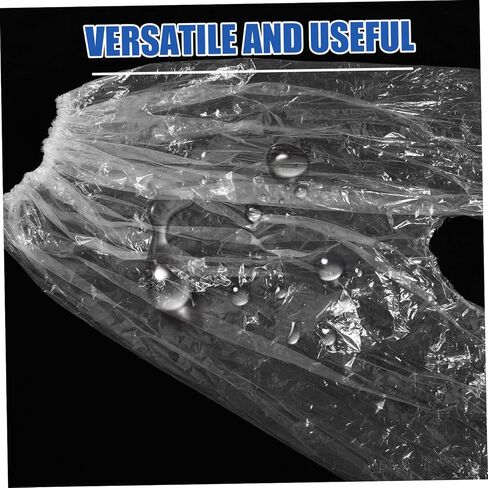 SUPVOX 3Sets Clear Disposable Raincoats for Men and Women Full Ponchos with Hood and Pants for Outdoor Activities Emergency Rain Gear Lightweight and Convenient in Saudi Arabia