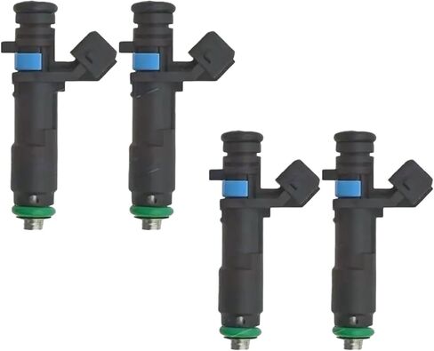 4pcs 25186566 Fuel Injector Nozzle Compatible With Chevrolet Sail 1.2 Aveo 1.2 Spark 2010-2015 24101262 23899720(4PCS) in Saudi Arabia