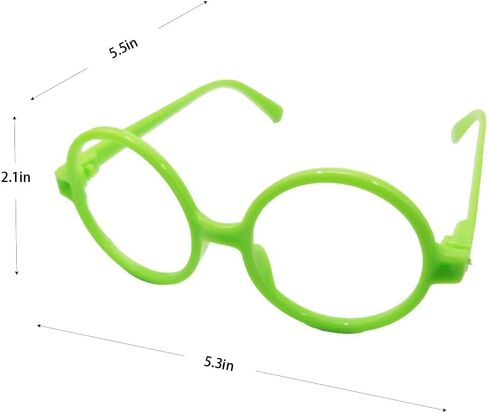 VIGUEUR Round Eyeglasses Frame, No Lens Small Glasses, Pack of 6, Small Size in Saudi Arabia