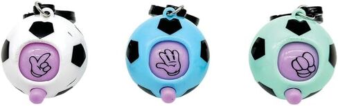 GEDDES Raymond Rock, Paper, Scissors, Dynamite Soccer Ball Keychains - Pack of 24 - Fun and Playful Keychains for Kids and Party Favors in Saudi Arabia