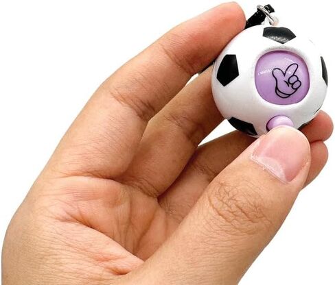 GEDDES Raymond Rock, Paper, Scissors, Dynamite Soccer Ball Keychains - Pack of 24 - Fun and Playful Keychains for Kids and Party Favors in Saudi Arabia