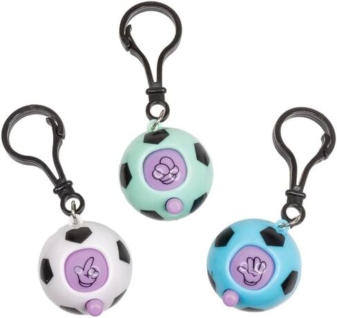 GEDDES Raymond Rock, Paper, Scissors, Dynamite Soccer Ball Keychains - Pack of 24 - Fun and Playful Keychains for Kids and Party Favors in Saudi Arabia